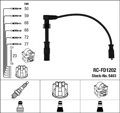 NGK 5403 Ignition Cable Kit